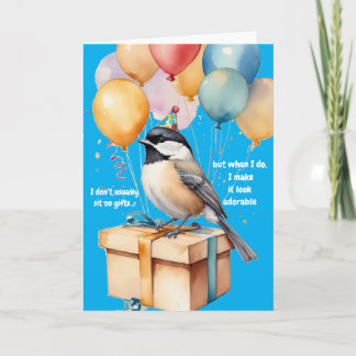 Funny Chickadee Birthday Party - Parco Civico-Cian Einladung