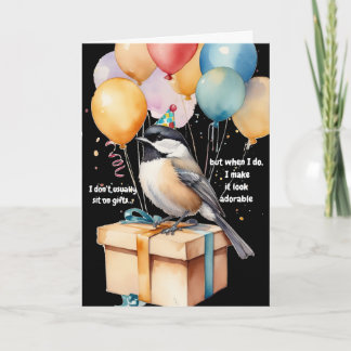 Funny Chickadee Birthday Party - Parco Civico-Cian Einladung