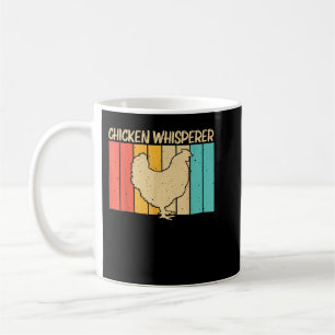 Funny Chicken Art für Männer Bauer Huhn Pou Kaffeetasse