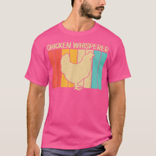 Funny Chicken Art für Männer Bauer Huhn Pou T-Shirt