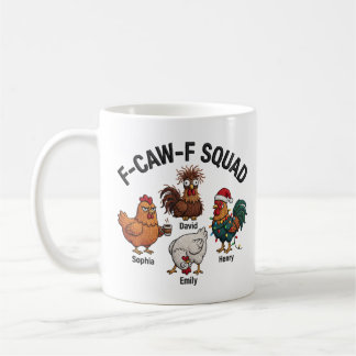 Funny Chicken Art, Novelty Mug, Humorous Farm Gift Kaffeetasse