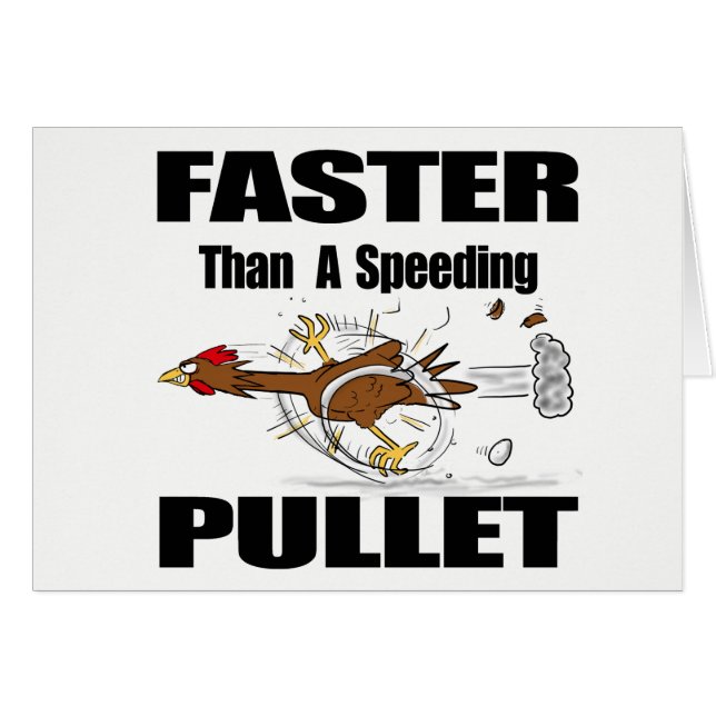 Funny Chicken Cartoon (Vorderseite (Horizontal))