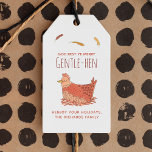 Funny Chicken Christmas Geschenkanhänger<br><div class="desc">Diese lustigen Hähnchen Weihnachtsgeschenke sind so süß und albern, dass sie in dieser Feriensaison sicher Lächeln zu Ihrer Familie und Freunden bringen werden! Tag zeigt eine originelle Illustration einer glücklichen, schlafenden Henne auf ihrem Nest mit Text, der den Wortgefecht liest: "Gott Erholung, ihr froh, ihr behagliches Huhn". Ideal für Hähnchenliebhaber...</div>