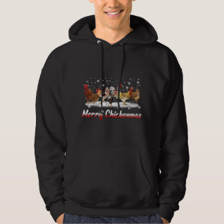 Funny Chicken Christmas Lights - Frohe Weihnachten Hoodie