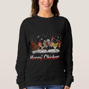 Funny Chicken Christmas Lights - Frohe Weihnachten Sweatshirt