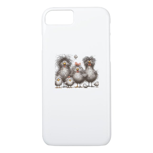 Funny Chicken Classic Retro Style Case-Mate iPhone Hülle (Rückseite)