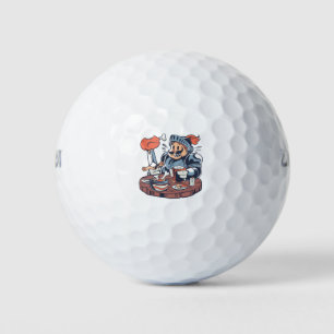 Funny Chicken Food Puff Golfball