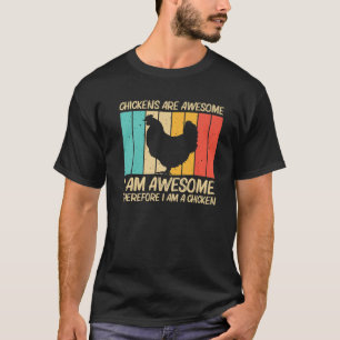 Funny Chicken für Männer Frauen Bauer Hühnchen Lov T-Shirt