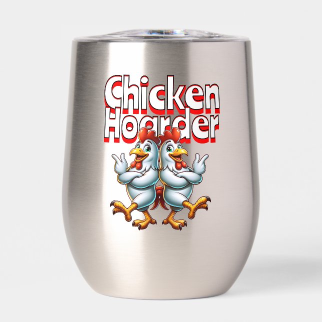 Funny Chicken Hoarder Personalisiert (Vorderseite)