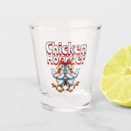 Funny Chicken Hoarder Schnapsglas