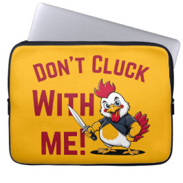 Funny Chicken - Kluckt nicht mit mir Laptopschutzhülle