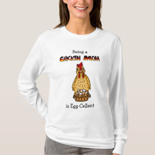 Funny Chicken Mama Spaß T - Shirt