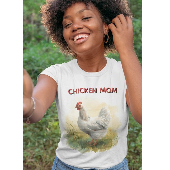 Funny Chicken Mom Farm  T-Shirt (Funny Chicken Mom T-shirt for the women who keeps collecting chickens)