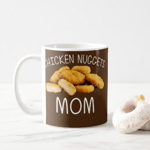 Funny Chicken Nuggets Geschenk für Mama Frauen Nu Kaffeetasse