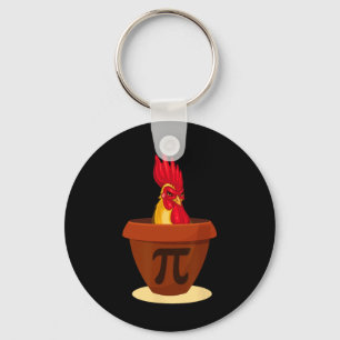 Funny Chicken Pot Pie - Chicken Pi Day 2019 Shirt Schlüsselanhänger