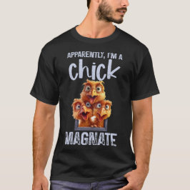 Funny Chicken Puff, Backyard Chick Magnate Bauer T-Shirt