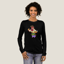 Funny Chicken Rise and Fly” T-Shirt Tri-Blend Shirt