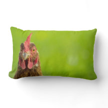 Funny Chicken - Throw Kissen