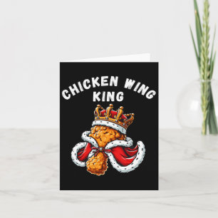Funny Chicken Wing King Grillen Chicken Wing Graph Karte
