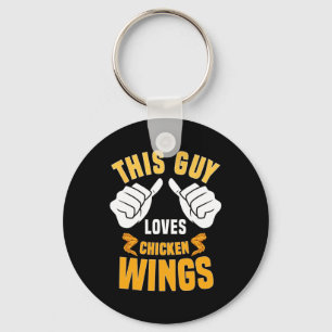Funny Chicken Wings Lover Sprichwort Hot Wing Schlüsselanhänger