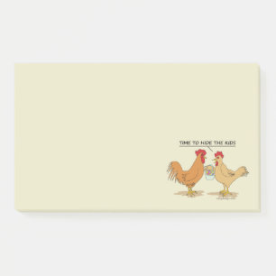Funny Chickens Ostereier Cartoon Post-it Klebezettel