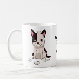Funny Chien nom personnalisé & tasses de texte