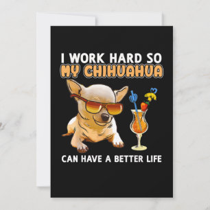 Funny Chihuahua Chihuahua Lover Geschenke Ankündigung