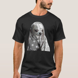 Funny Chihuahua in einem Blanket Chiwawa Mama Vate T-Shirt