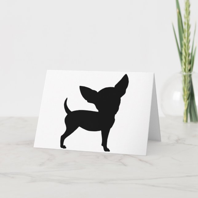 Funny Chihuahua Karte (Vorderseite)