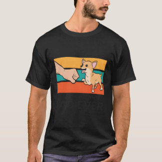 Funny Chihuahua Papa Geschenk Bester Chihuahua Vat T-Shirt