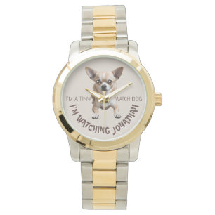 Funny Chihuahua Watch Dog Watch Armbanduhr