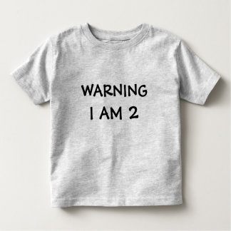 Funny Childrens Warning Label Kleinkind T-shirt