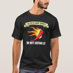 Funny Chili Pfeffer Damen Frauen scharfe Gerichte  T-Shirt