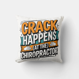 Funny Chiropracic Zitate Spine Crack Spaß Kissen
