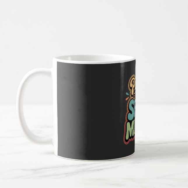 Funny Chiropractor gibt Spieß für Gesundheit Kaffeetasse (Links)