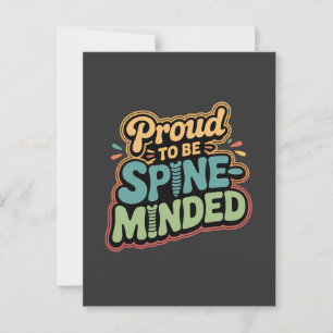 Funny Chiropractor gibt Spieß für Gesundheit Postkarte