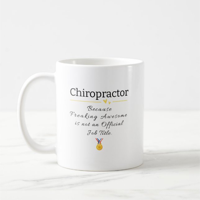 Funny Chiropractor Gift Tasse für Büros (Links)