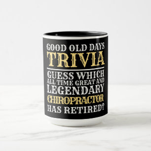 Funny Chiropractor Legendary Retirement Tasse