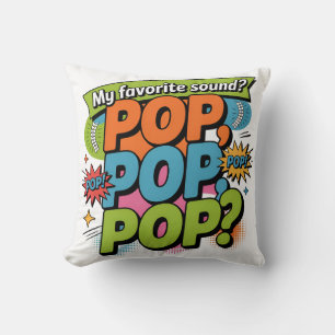 Funny Chiropractor Pop Sound Gift Kissen