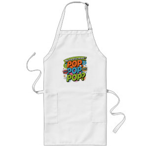 Funny Chiropractor Pop Sound Gift Lange Schürze