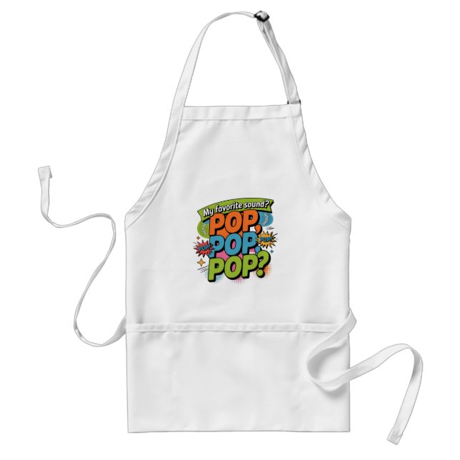 Funny Chiropractor Pop Sound Gift Schürze (Vorne)