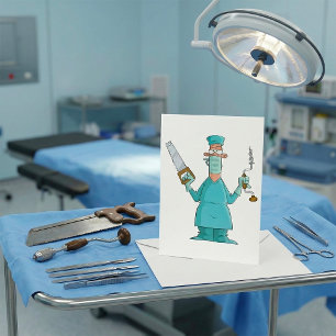 Funny Chirurg Cartoon Unglaublich witzig Medizin S Einladung