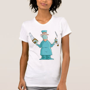 Funny Chirurg Cartoon Unglaublich witzig Medizin S T-Shirt