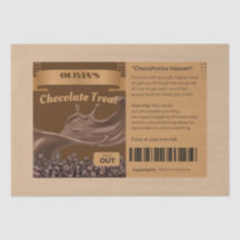 FUNNY Chocoholics Named Chocolate Leckereien Goody