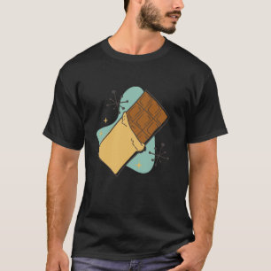 Funny Chocolate Bar Comic Kunst für Männer Frauen  T-Shirt