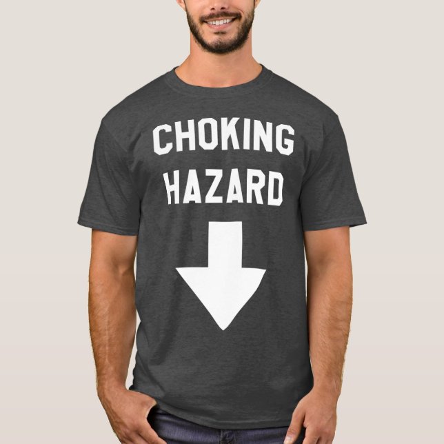 Funny Choice Hazard Adult Vater Joke Geschenk T-Shirt (Vorderseite)