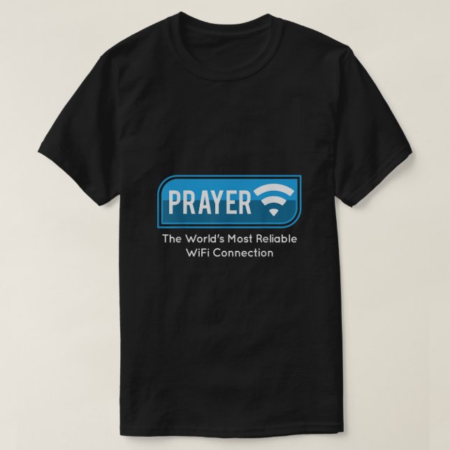 Funny Christlich katholisches Geschenk Gebet Glaub T-Shirt (Design vorne)