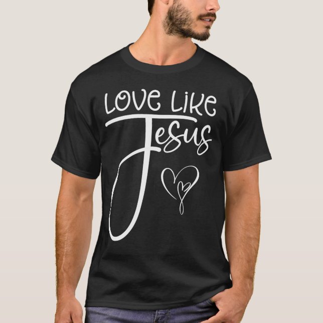 Funny Christlich sogar Jesus hatte eine Fish Story T-Shirt (Vorderseite)