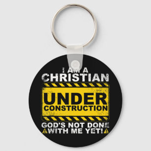 Funny Christlich unter Baugift katholisch Schlüsselanhänger