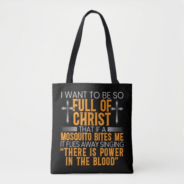 Funny Christlicher religiöser Diener Gottes treu Tasche (Vorderseite)